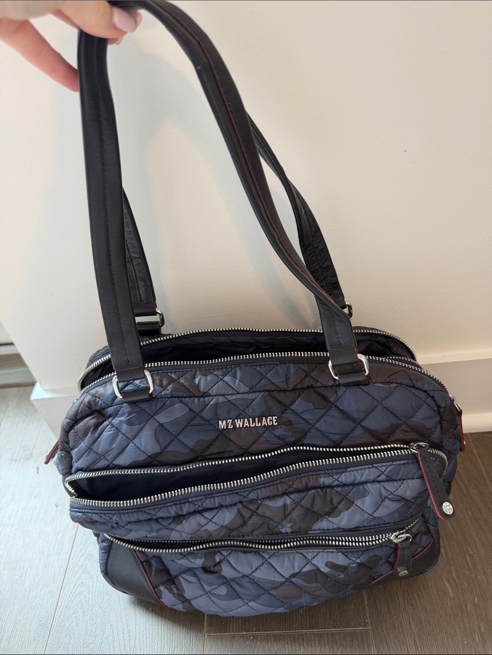 Blue camo MZ Wallace bag